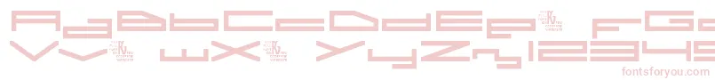 A.I.Rebellion Font – Pink Fonts on White Background