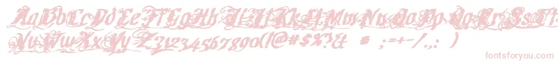 Cretinoink-Schriftart – Rosa Schriften