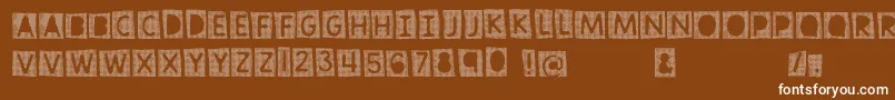 Więcej informacji o czcionce TramitaClub Czcionka TramitaClub – białe czcionki na brązowym tle