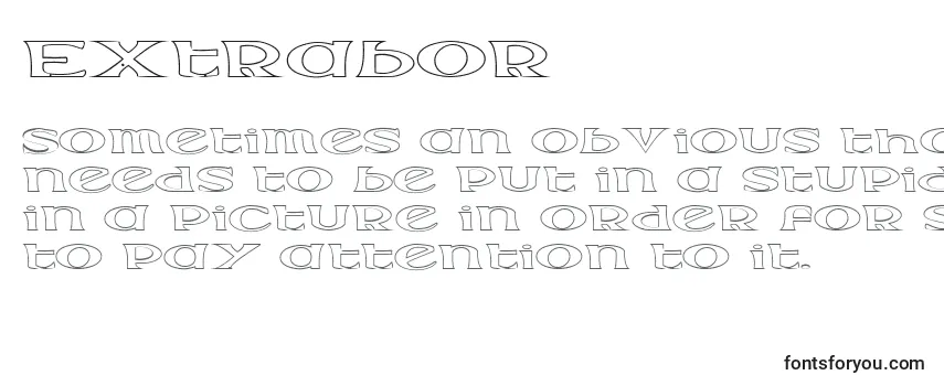 Extrabor Font