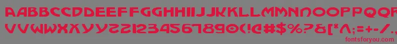 Machiavelli Font – Red Fonts on Gray Background