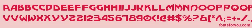 Machiavelli Font – Red Fonts on Pink Background