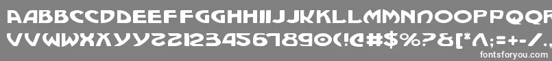 Machiavelli Font – White Fonts on Gray Background