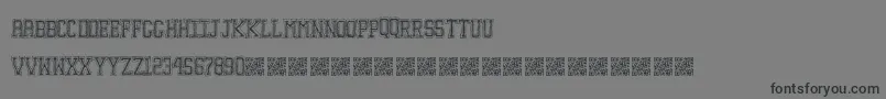 Weitere Informationen zur Education-Schriftart Education-Schriftart – Schwarze Schriften auf grauem Hintergrund