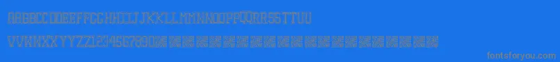 Education Font – Gray Fonts on Blue Background