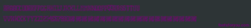Education Font – Purple Fonts on Black Background