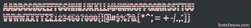 AMachinanovagrd Font – Pink Fonts on Black Background