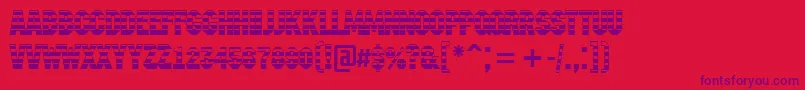 AMachinanovagrd Font – Purple Fonts on Red Background