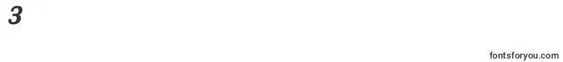 フォントKingsbridgeExSbIt – フォント数字3