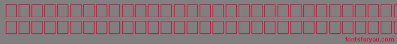 IndoRegular Font – Red Fonts on Gray Background