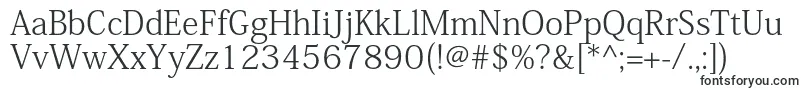 KozminproLight-Schriftart – Schriftarten, die mit K beginnen