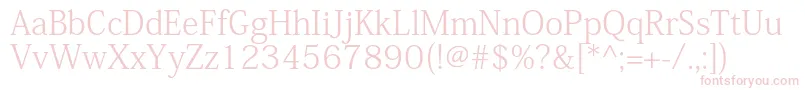 KozminproLight Font – Pink Fonts