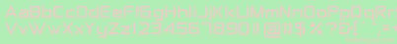 AnitaSemiSquare Font – Pink Fonts on Green Background