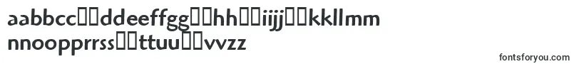 Fonte HighlanderMdItcTtMedium – fontes em esperanto