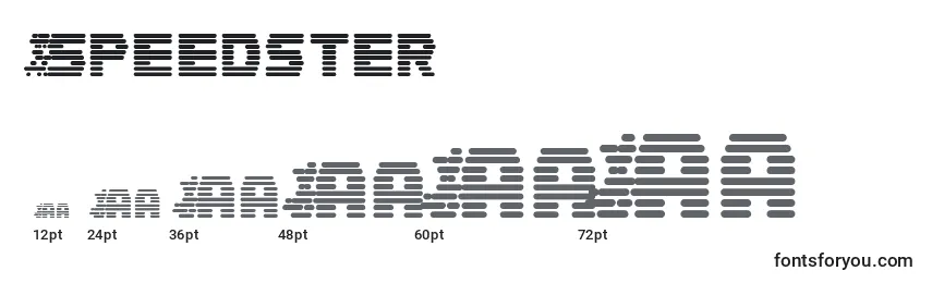 Speedster Font Sizes