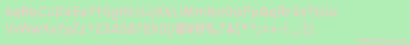 Manamansalo Font – Pink Fonts on Green Background