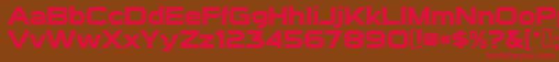 SuiGenerisBold Font – Red Fonts on Brown Background