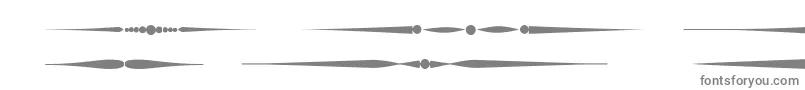 Czcionka Sldividersregular – szare czcionki na białym tle