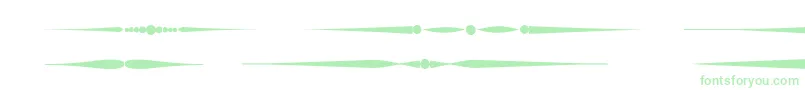 Czcionka Sldividersregular – zielone czcionki