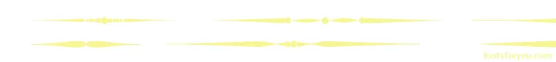 Czcionka Sldividersregular – żółte czcionki