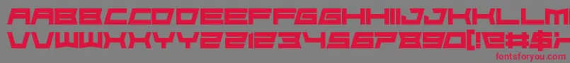FoughtknightDie Font – Red Fonts on Gray Background