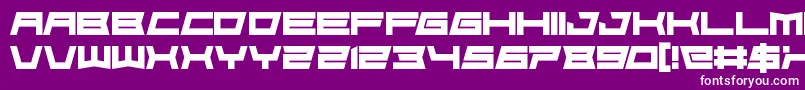 FoughtknightDie Font – White Fonts on Purple Background
