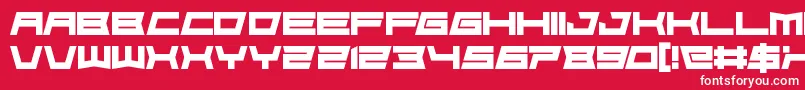 FoughtknightDie Font – White Fonts on Red Background