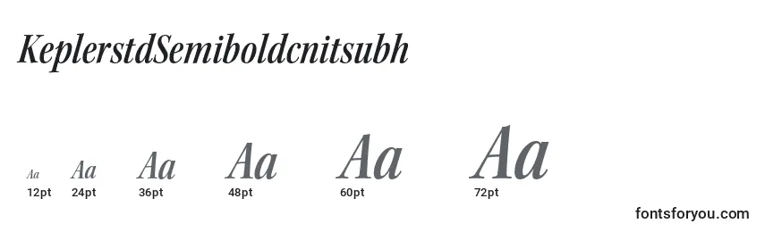 Размеры шрифта KeplerstdSemiboldcnitsubh
