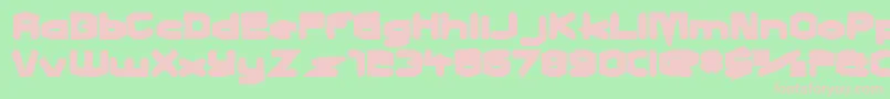 fuente Charlesinchargeink – Fuentes Rosadas Sobre Fondo Verde