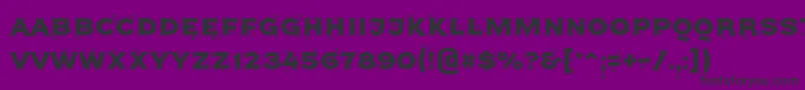 フォントAgreloy – 紫の背景に黒い文字