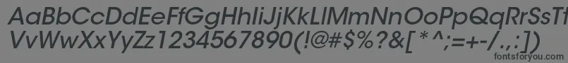 ItcavantgardestdMdobl Font – Black Fonts on Gray Background