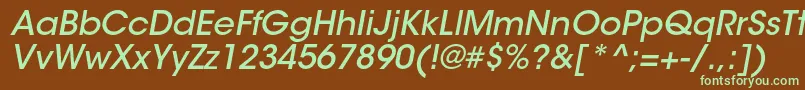 More about ItcavantgardestdMdobl Font ItcavantgardestdMdobl Font – Green Fonts on Brown Background