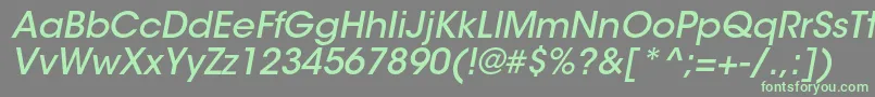Подробнее о шрифте ItcavantgardestdMdobl Шрифт ItcavantgardestdMdobl – зелёные шрифты на сером фоне