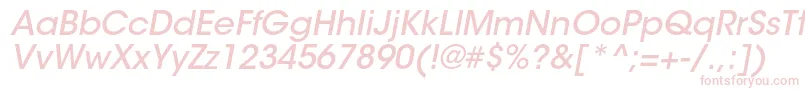 フォントItcavantgardestdMdobl – ピンクのフォント
