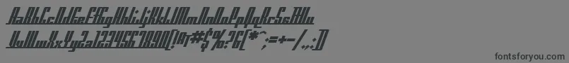 SfAmericanaDreamsBold Font – Black Fonts on Gray Background