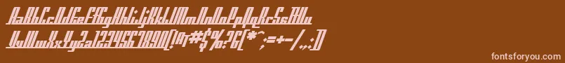SfAmericanaDreamsBold Font – Pink Fonts on Brown Background