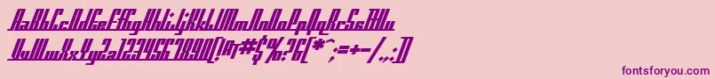 SfAmericanaDreamsBold Font – Purple Fonts on Pink Background