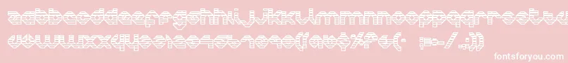 CharliesAnglesOutgradient Font – White Fonts on Pink Background