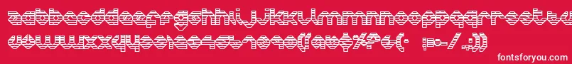 CharliesAnglesOutgradient Font – White Fonts on Red Background
