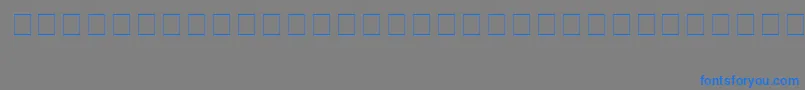 Шрифт Zapfr1 – синие шрифты на сером фоне