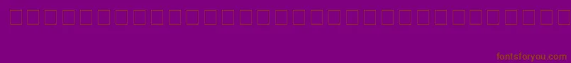 Шрифт Zapfr1 – коричневые шрифты на фиолетовом фоне