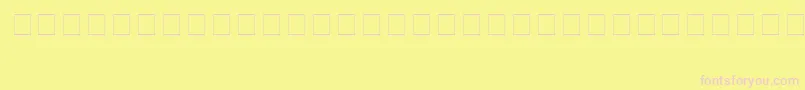 Шрифт Zapfr1 – розовые шрифты на жёлтом фоне