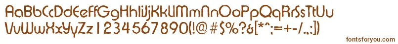 ExpressaantiqueRegular Font – Brown Fonts on White Background