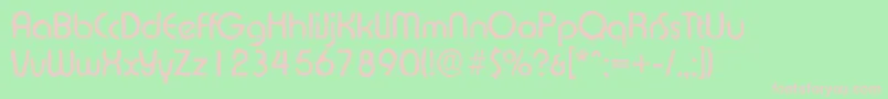 ExpressaantiqueRegular Font – Pink Fonts on Green Background