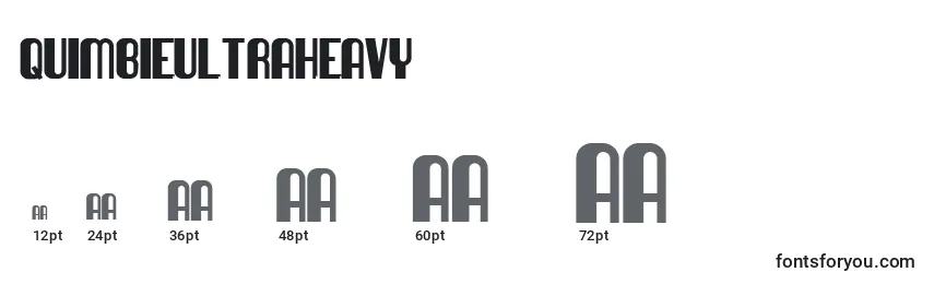 QuimbieUltraHeavy Font Sizes