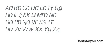 TeenItalic Font