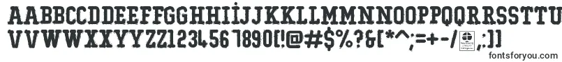 Шрифт TypoCollegeRockingRoundedDemo – атлетические шрифты