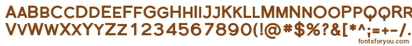 Sfflorencesansscblack Font – Brown Fonts on White Background