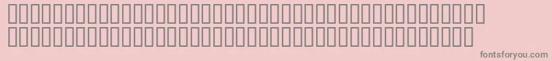 Czcionka Matrixschedule – szare czcionki na różowym tle