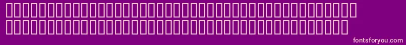 Fonte Matrixschedule – fontes rosa em um fundo violeta
